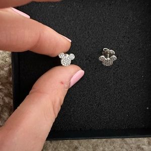 Sterling Silver Mickey Mouse Studs